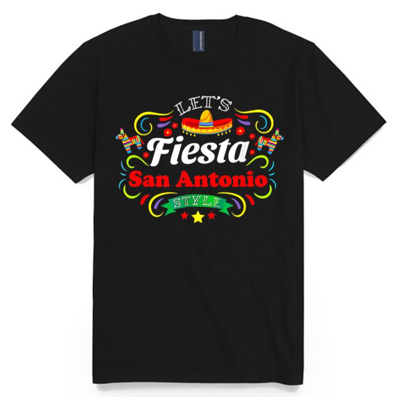 Fiesta  Drinking Party San Antonio Cinco De Mayo T-Shirt