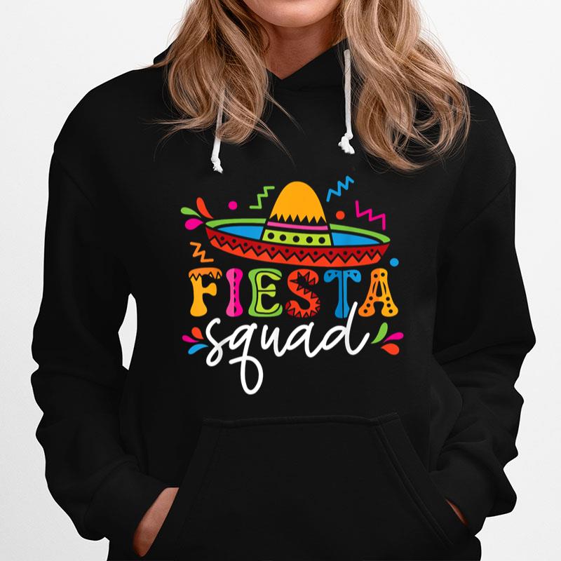Fiesta Squad Cinco De Mayo Mexican Sombrero Group Family Hoodie