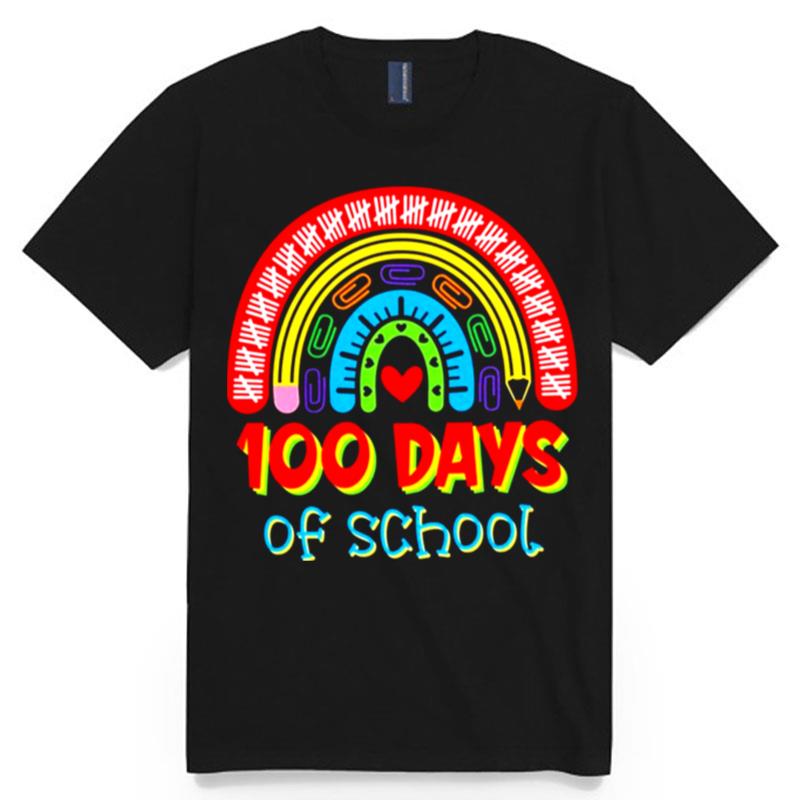 100 Days Of School Teacher 100Th Day Of School Celebration T-Shirt