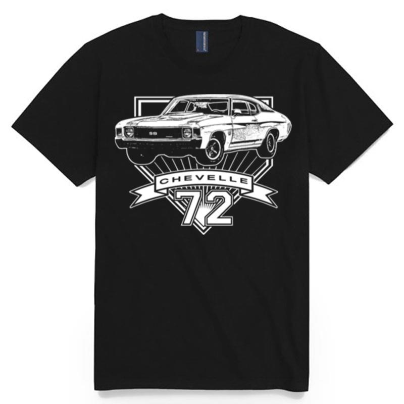 1972 Chevelle Vintage Car Art T-Shirt