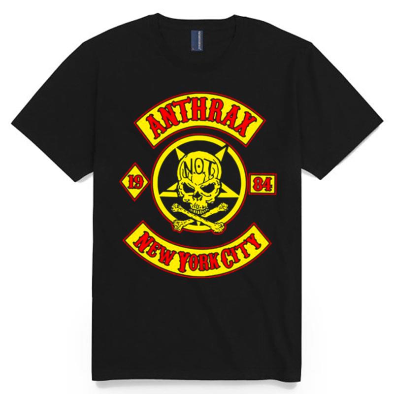1984 Est Newyork City Metal Anthrax T-Shirt