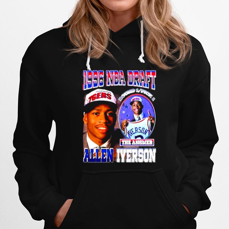 1996 Nba Draft The Answer Allen Iverson Hoodie
