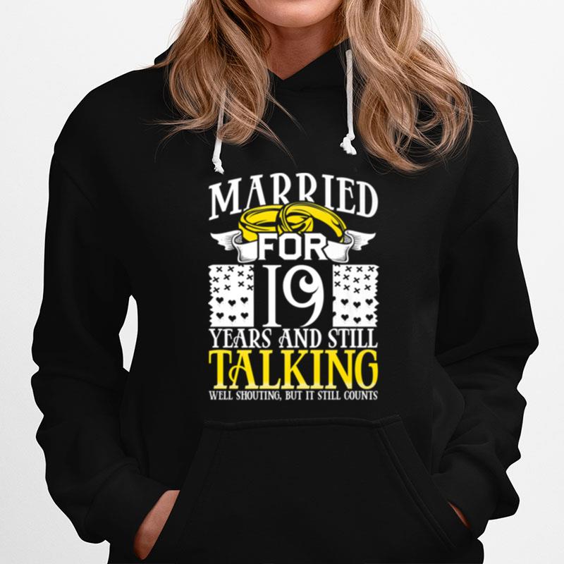 19Th Wedding Anniversary For Wife Her Marriage Hoodie