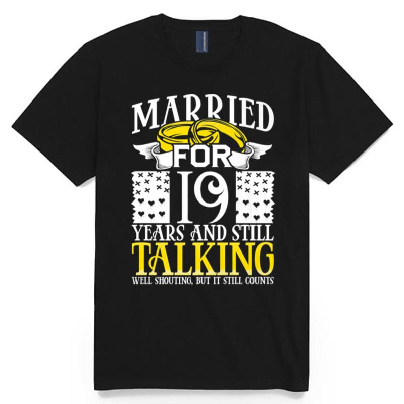 19Th Wedding Anniversary For Wife Her Marriage T-Shirt