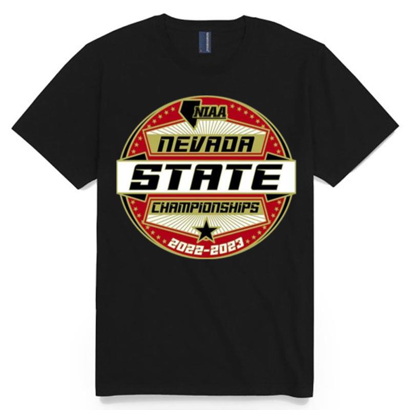 2022 23 Niaa Nevada State Championships Lapel Pin T-Shirt