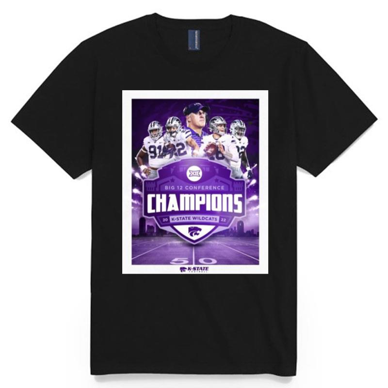 2022 Big 12 Conference Champions K State Football T-Shirt