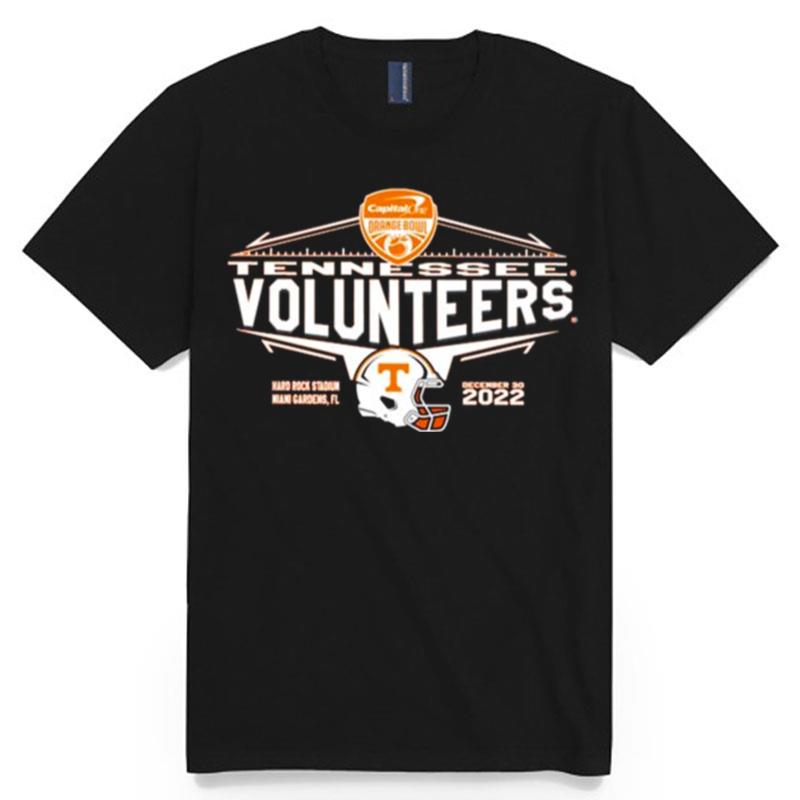 2022 Capital One Orange Bowl Tennessee Volunteers Helmet T-Shirt