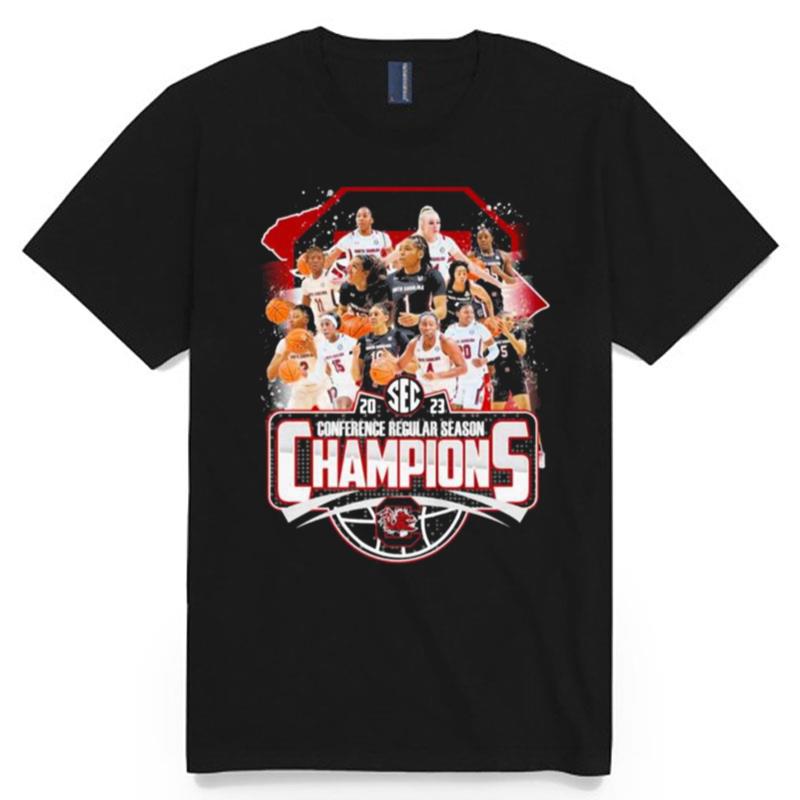 2023 Gamecock Team Conference Regular Season Champions T-Shirt
