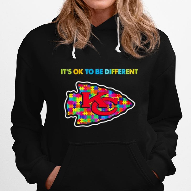 2023 Kansas City Chiefs Autism Its Ok To Be Different Hoodie