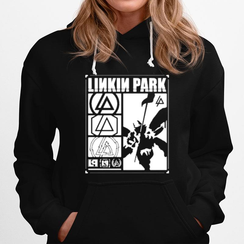 2023 Linkin Park Logos Rectangle Hoodie