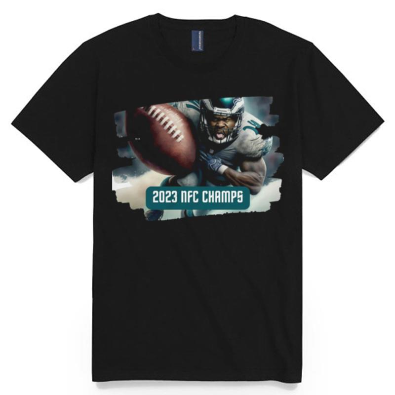 2023 Nfc Champs Philadelphia Eagles Gift For Fans T-Shirt