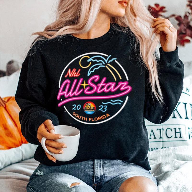 2023 Nhl All Star Game Neon Sweater