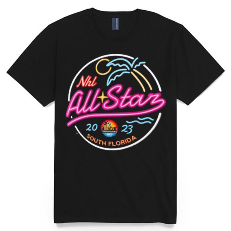 2023 Nhl All Star Game Neon T-Shirt