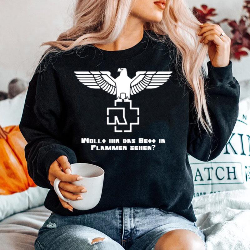 2023 Rammstein Vintage Wollt Ihr Das Be In Flammen Sehen Sweater