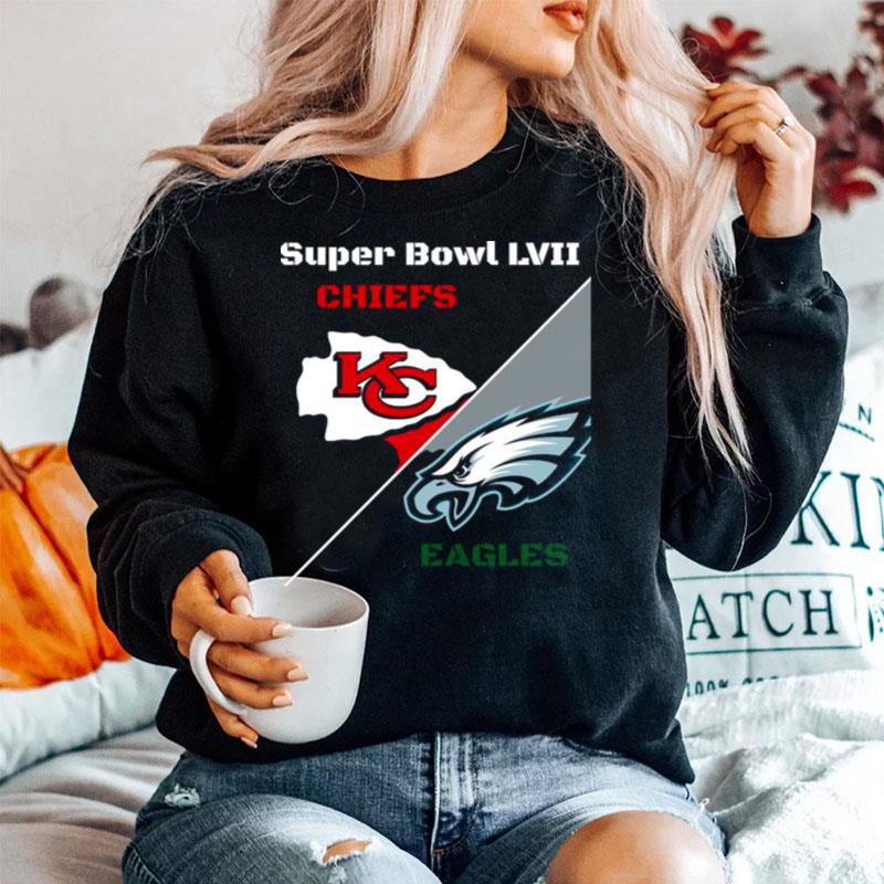 2023 Super Bowl Lvii Kansas City Chiefs Vs Philadelphia Eagles Sweater