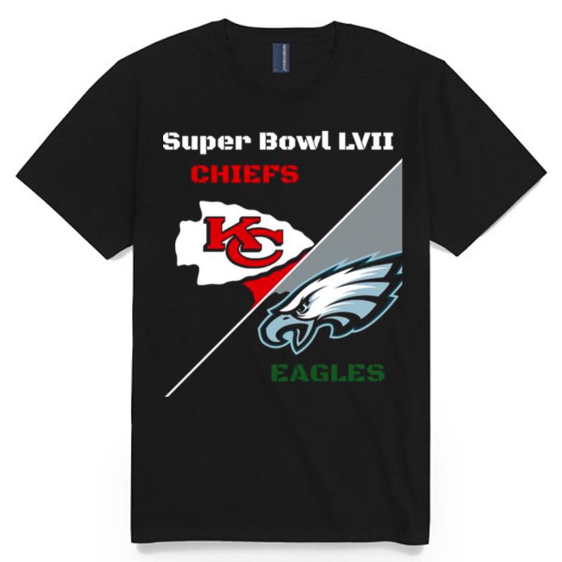 2023 Super Bowl Lvii Kansas City Chiefs Vs Philadelphia Eagles T-Shirt