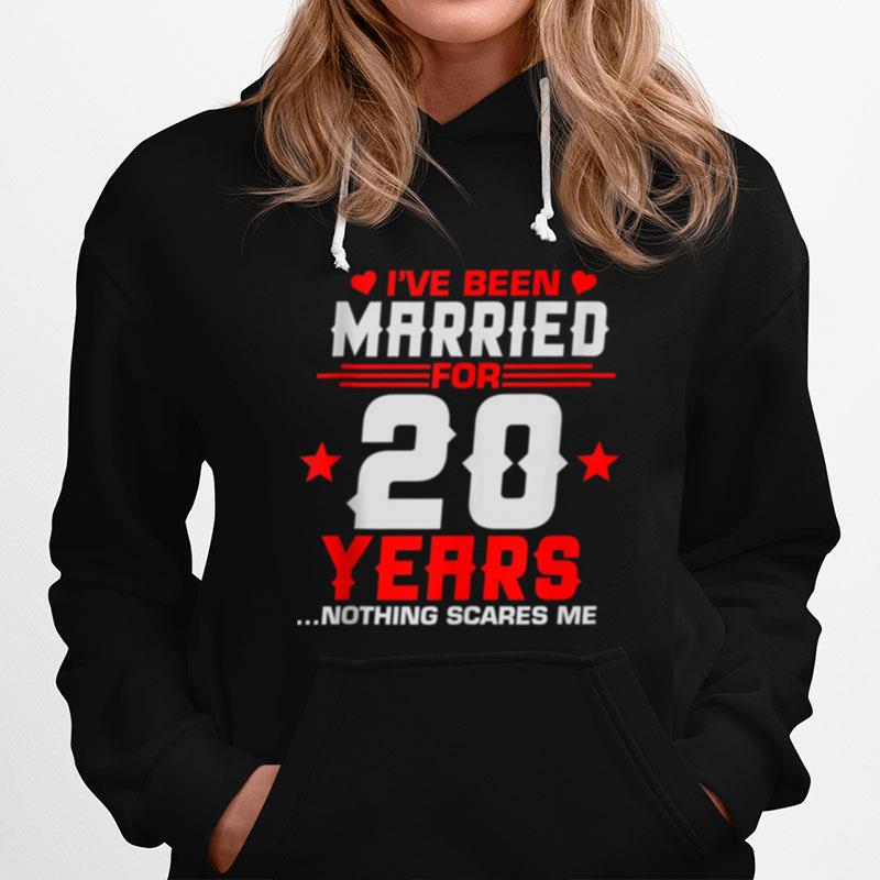 20Th Wedding Anniversary Couples Married Wife Husband Hoodie