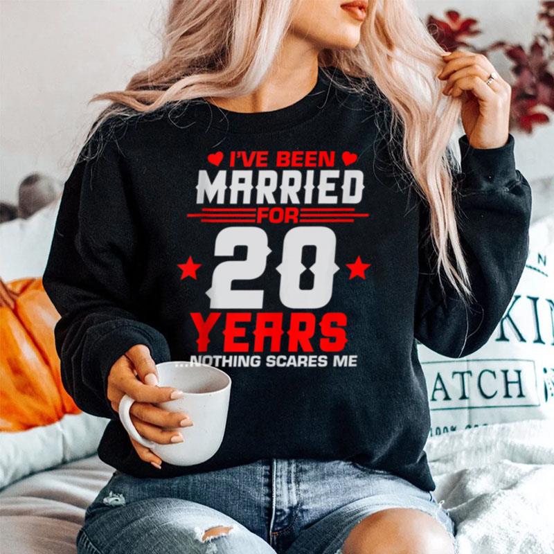 20Th Wedding Anniversary Couples Married Wife Husband Sweater