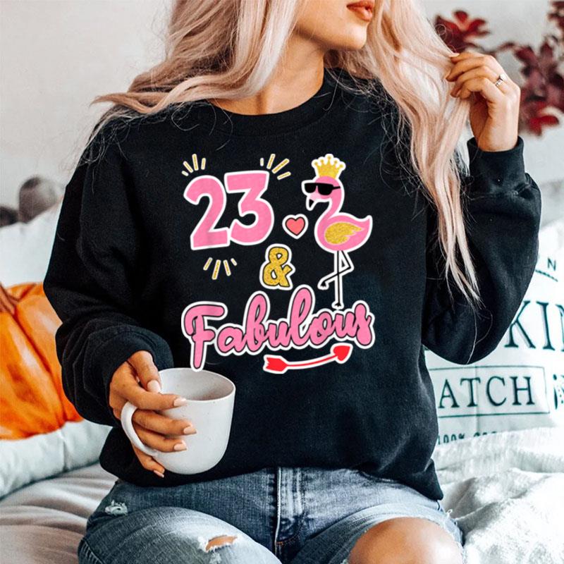 23 And Fabulous 23 Years Old 23Rd Birthday Sweater