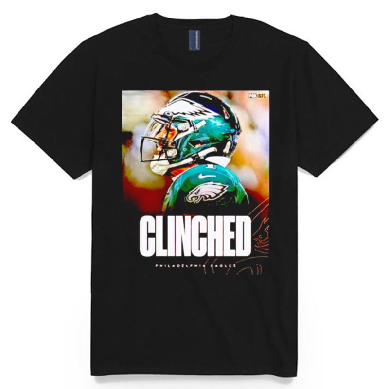 Aj Brown Clinched The Philadelphia Eagles T-Shirt