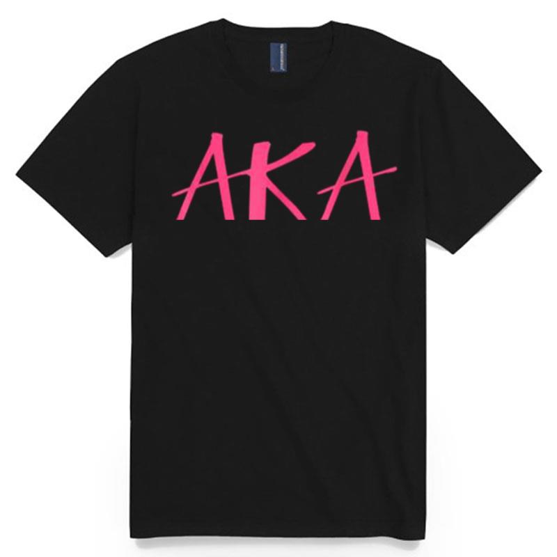 Aka Since 1908 Forever Alpha Kappa Pink And Green Twenty Pearls T-Shirt