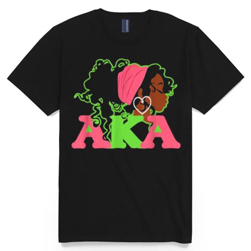 Aka Sorority Alpha Kappa Pretty Girls Wear Twenty Pearls T-Shirt