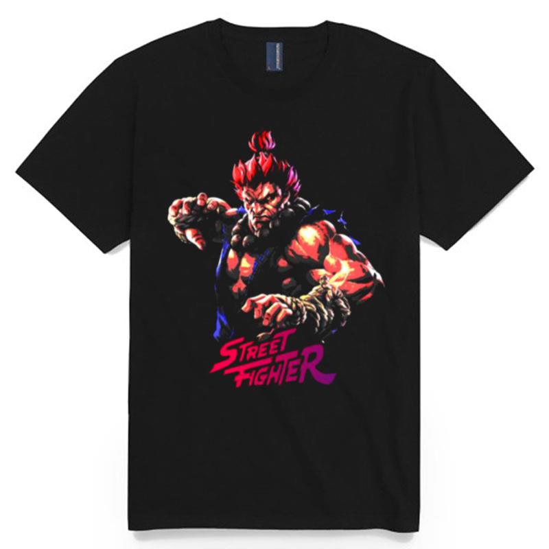 Akuma Street Fighter Game Art 90S T-Shirt