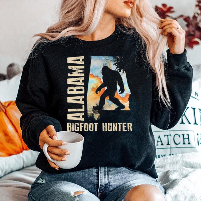Alabama Bigfoot Hunter Sunset Sweater