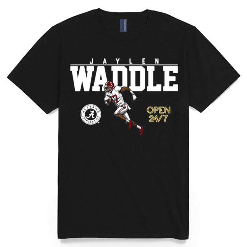Alabama Football Jaylen Waddle Of The University T-Shirt