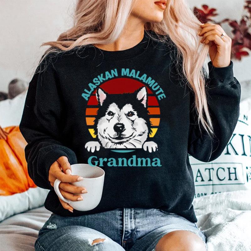 Alaskan Malamute Grandma Sweater