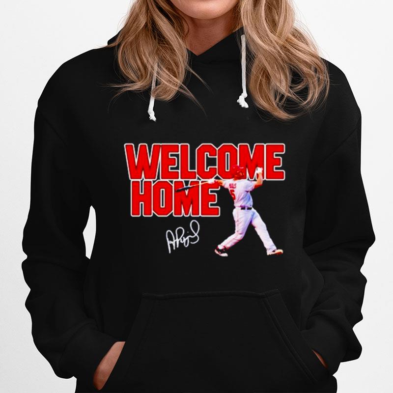 Albert Pujols Is Coming Home St. Louis Cardinals Signature Hoodie