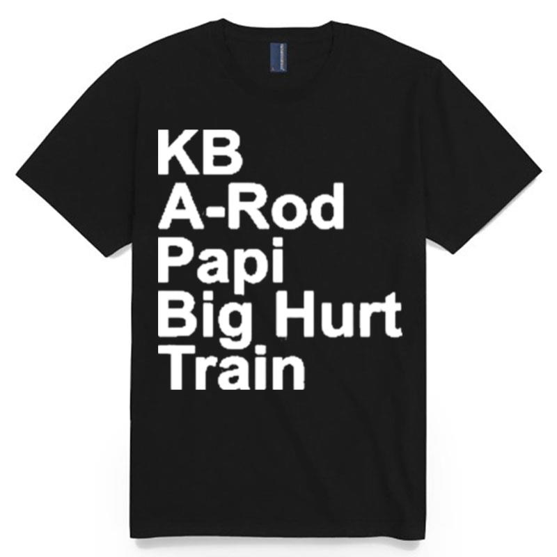 Alex Bregman Kb A Rod Papi Big Hurt Train T-Shirt