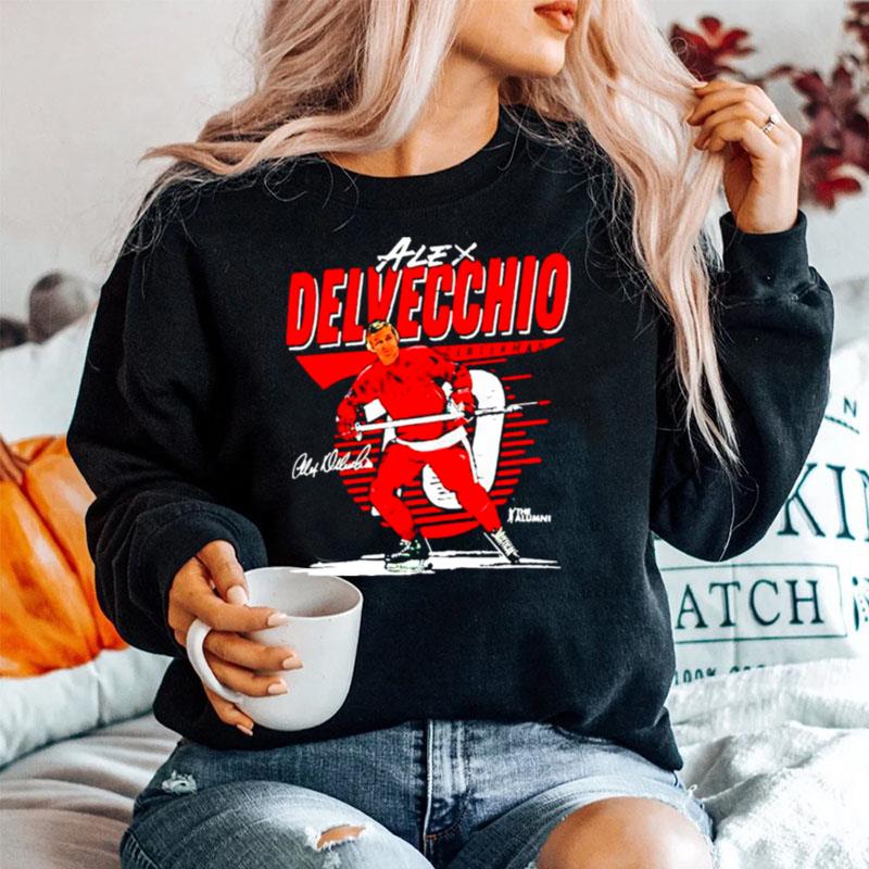 Alex Delvecchio Detroit Red Wings Centerman Sweater