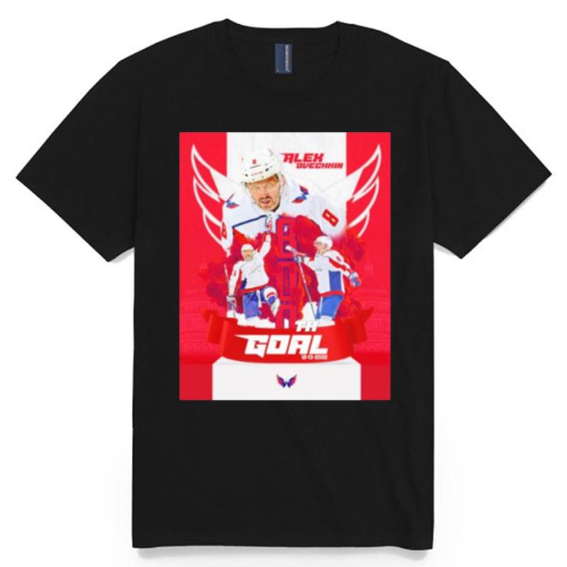 Alexander Ovechkin Washington Capitals 800Th Goals T-Shirt