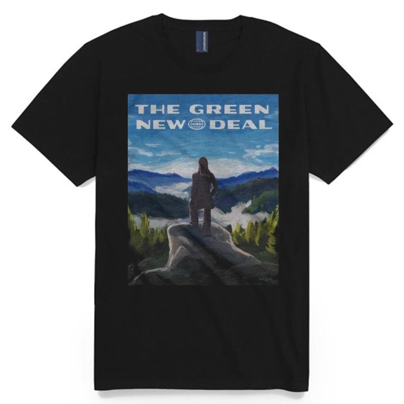 Alexandria Ocasio Cortez The Green New Deal T-Shirt