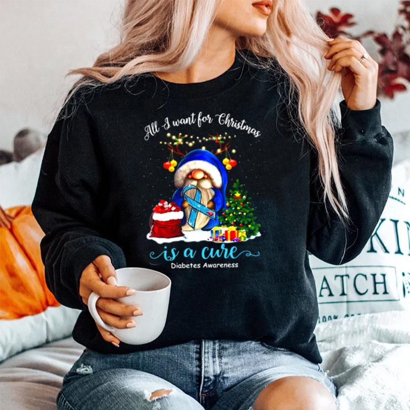 All I Want For Christmas Is A Cure Diabetes Awareness Sweater Sweater