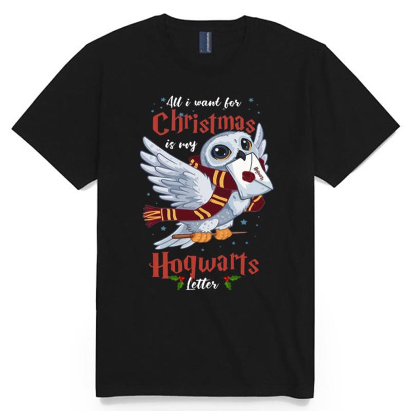 All I Want For Christmas Is My Hogwarts Letter T-Shirt