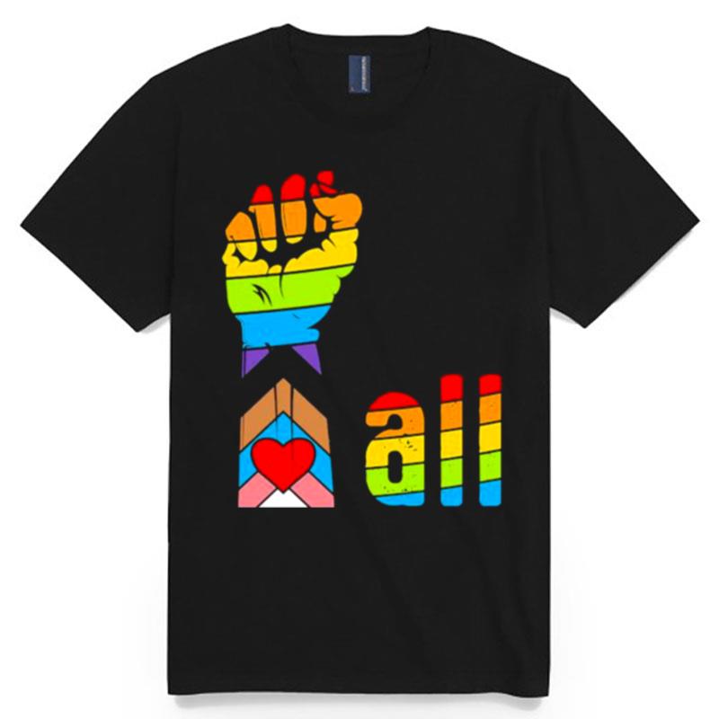 All Love Heart Lgbt Pride T-Shirt