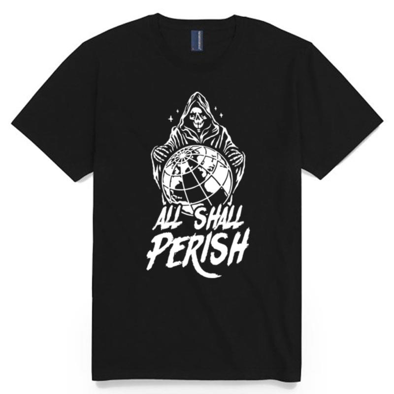 All Shall Perish Skull Gothic T-Shirt