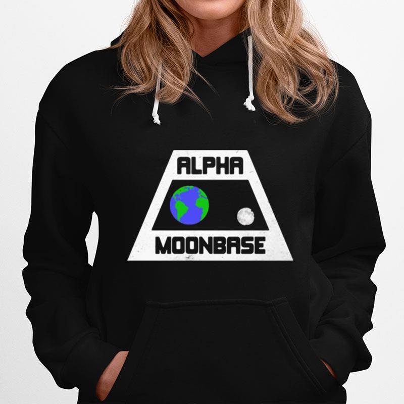 Alpha Moonbase Earth Moon Hoodie