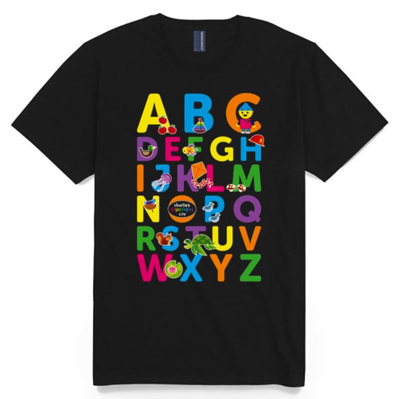 Alphabet Charlies Colorforms City T-Shirt