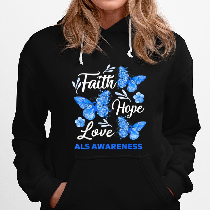 Als Awareness Faith Hope Love Butterfly T B0B341N6Bq Hoodie