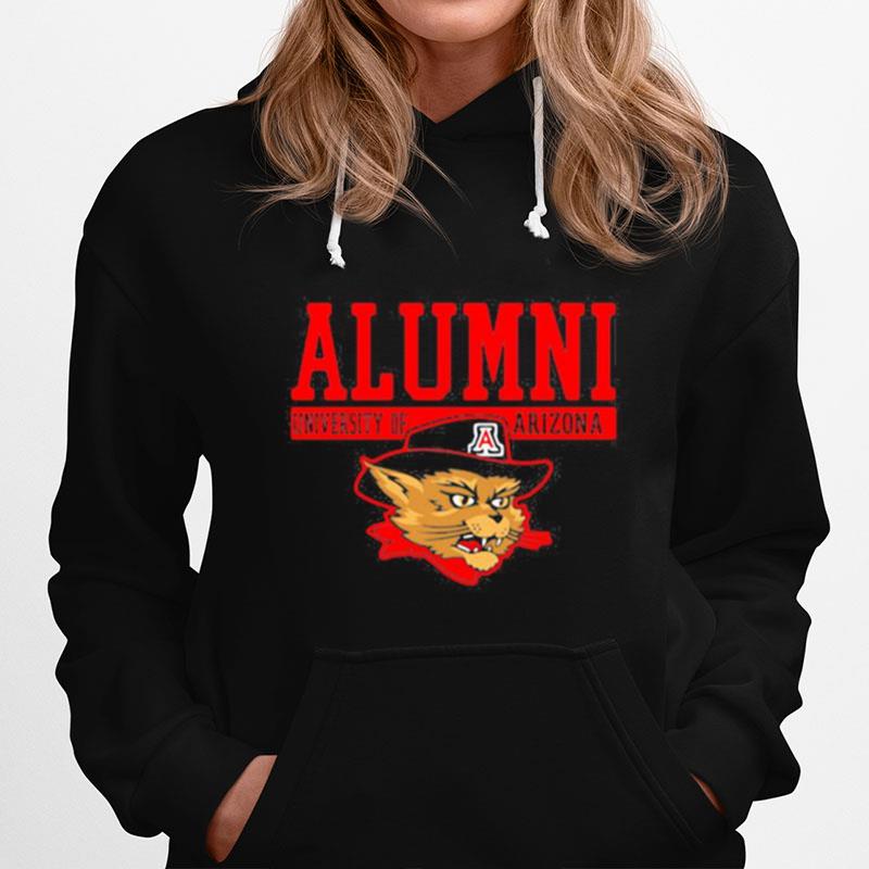 Alumni University Of Arizona Alumni Wildcat Hat Black Hoodie