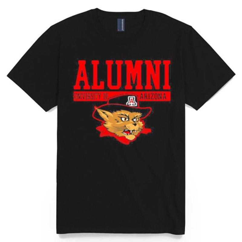 Alumni University Of Arizona Alumni Wildcat Hat Black T-Shirt