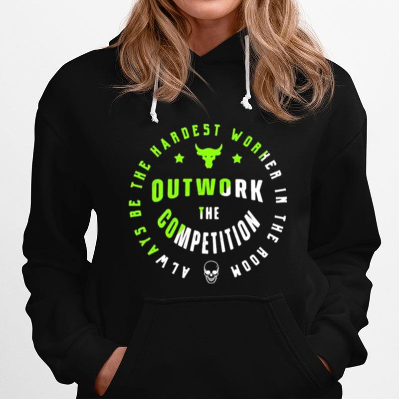 Always Be The Hardest Worker In The Room Outwork The Competition Buffalo Vs Skull Hoodie