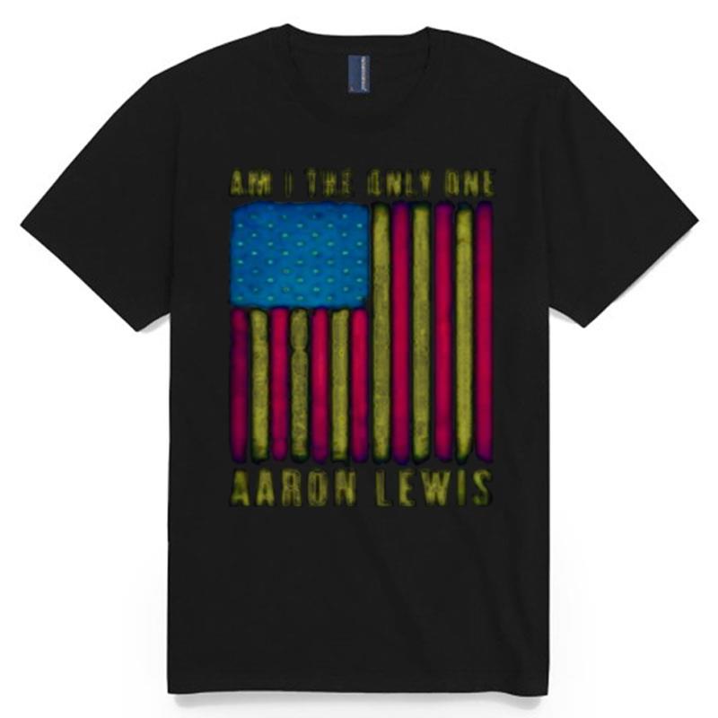 Am I The Only One Aaron Lewis American Flag Vintage T-Shirt