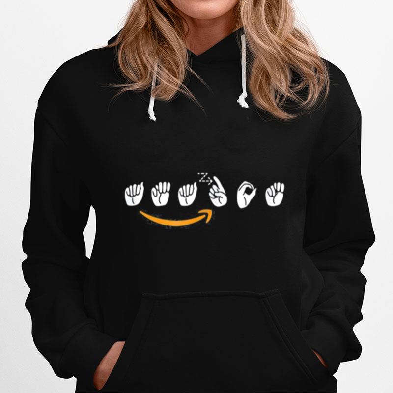 Amazon Logo Sign Language Hoodie