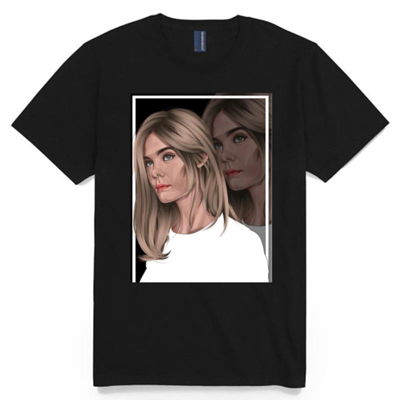 American Actress Elle Fanning Fanart T-Shirt