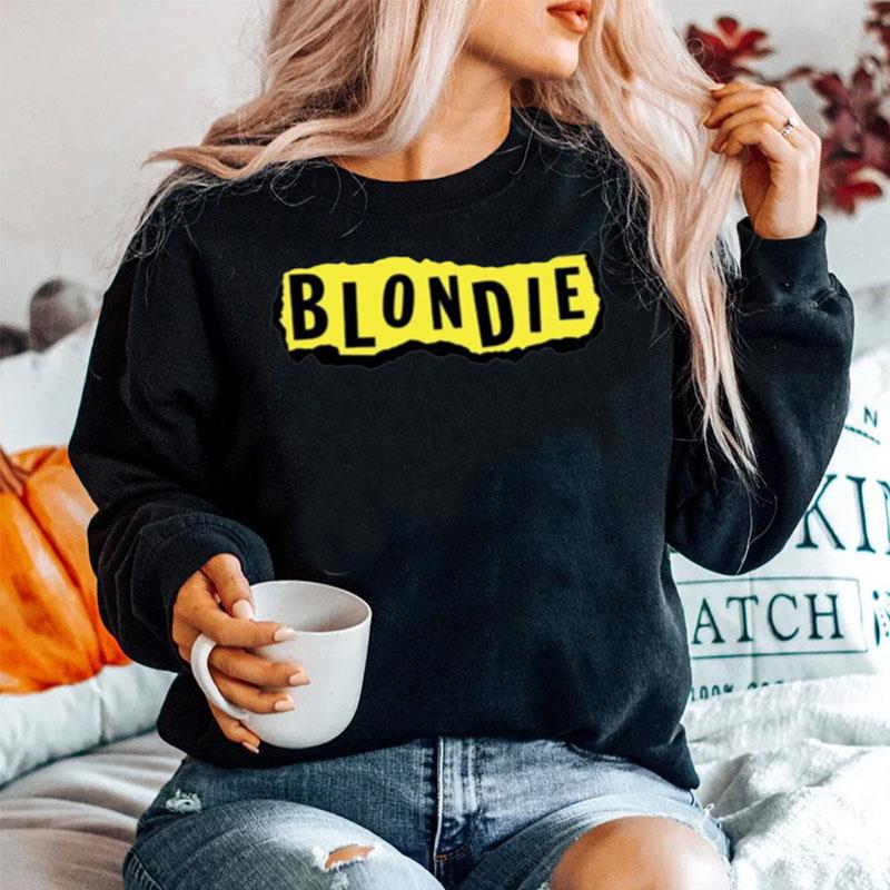 American Blondie Rock Band Logo Sweater
