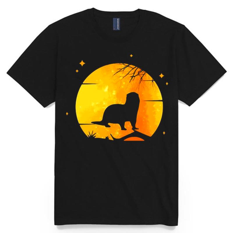 American Clothing Otter Earth Zodiac Sign For Leo Vintage T-Shirt